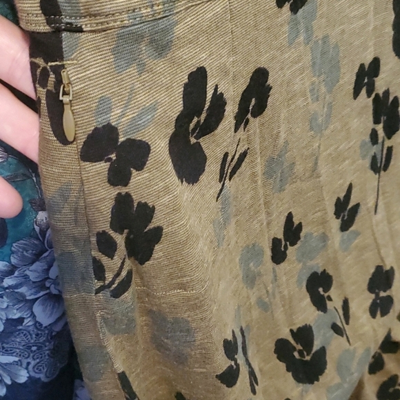 Toad and Co Rosalinda floral dress size small green and black - Picture 5 of 5